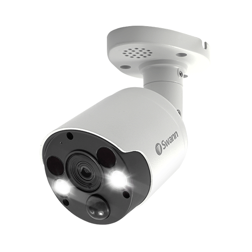 Swann 4K Thermal Sensing Face Recognition Spotlight Bullet IP Security Camera
