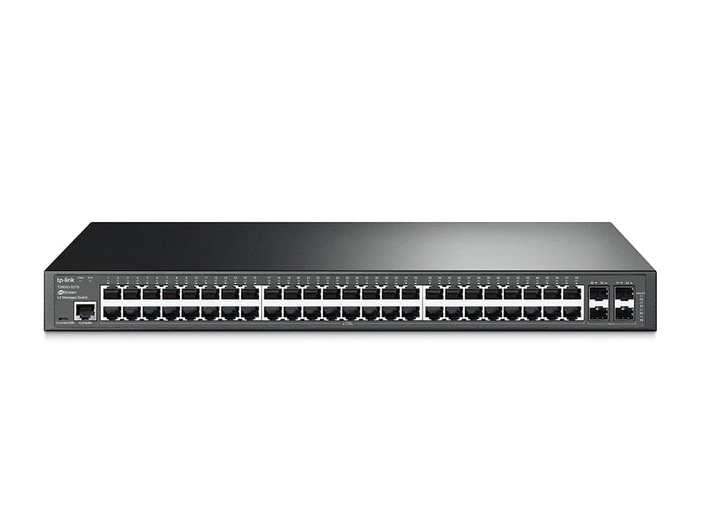 TP-Link JetStream 48-Port Gigabit L2 Managed Switch with 4 SFP Slots