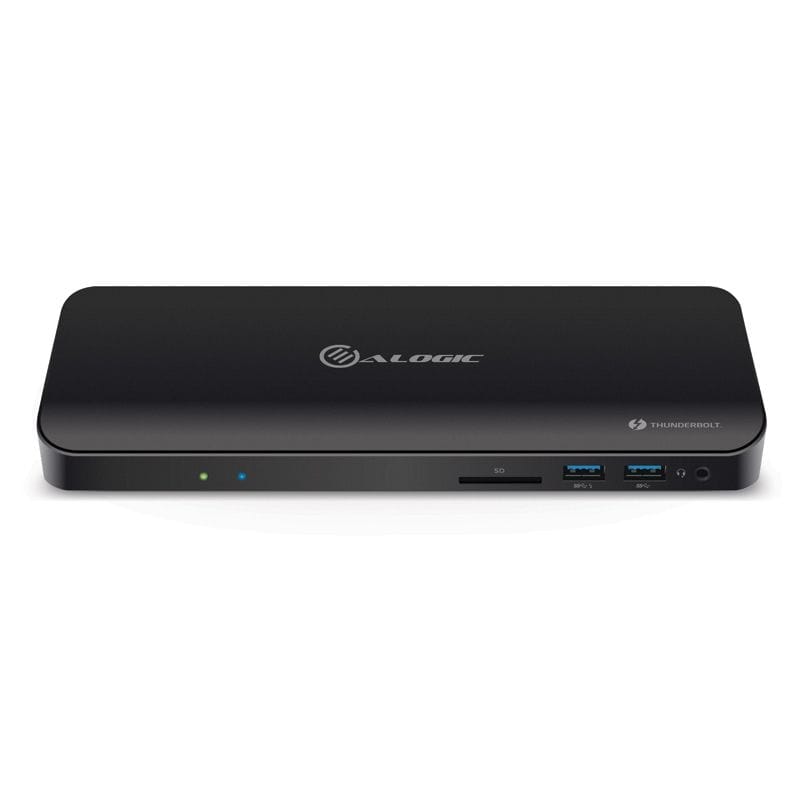 Alogic Thunderbolt 3 Dual Display Dock with 4K And Power Delivery - Black