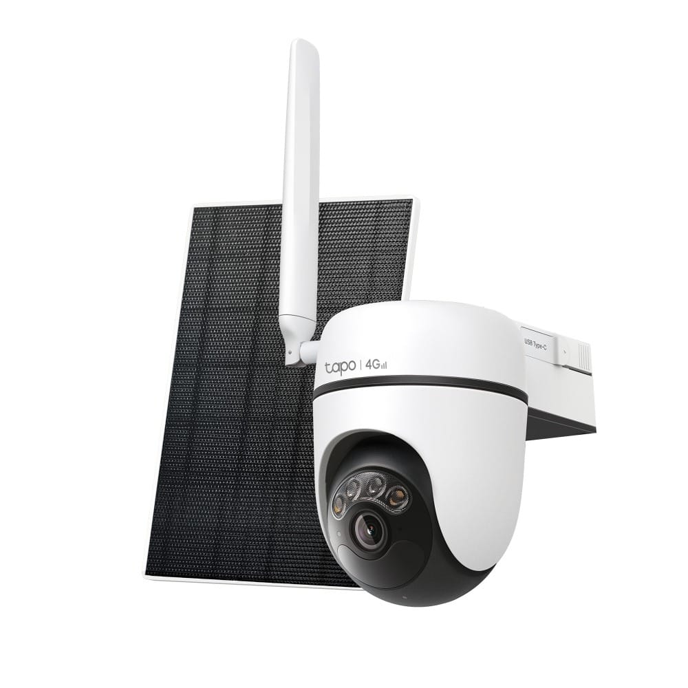 TP-Link TC90G KIT Solar-Powered Pan/Tilt 4G LTE Security Camera Kit