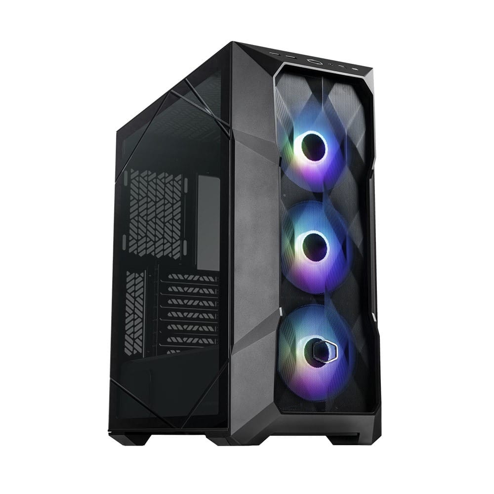Coolermaster TD500 Mesh ARGB V2 ATX Tempered Glass Computer Case - Black