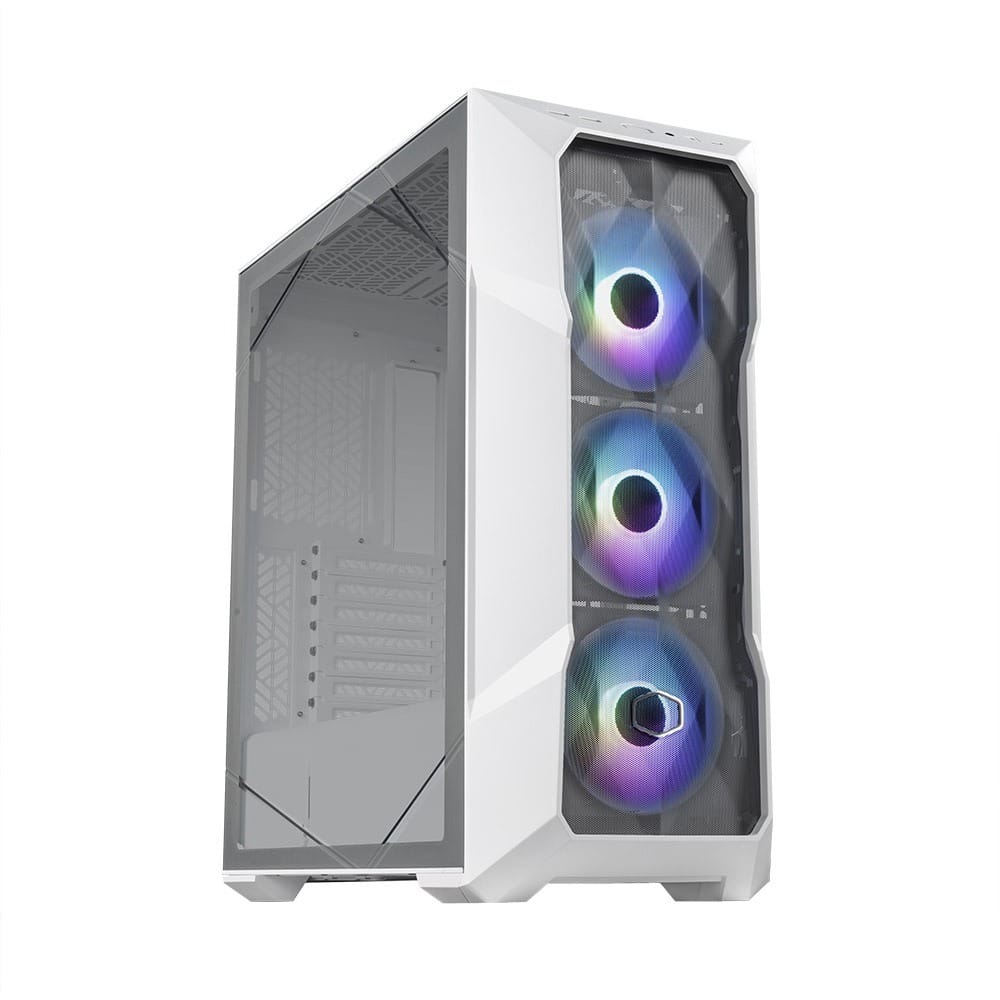 Coolermaster TD500 Mesh ARGB V2 ATX Tempered Glass Computer Case - White