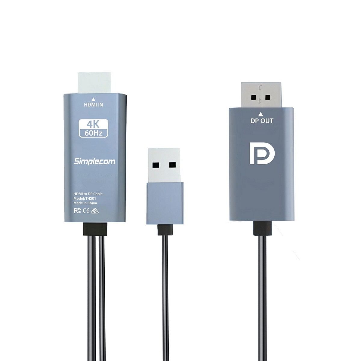 Simplecom HDMI to DisplayPort Converter Cable