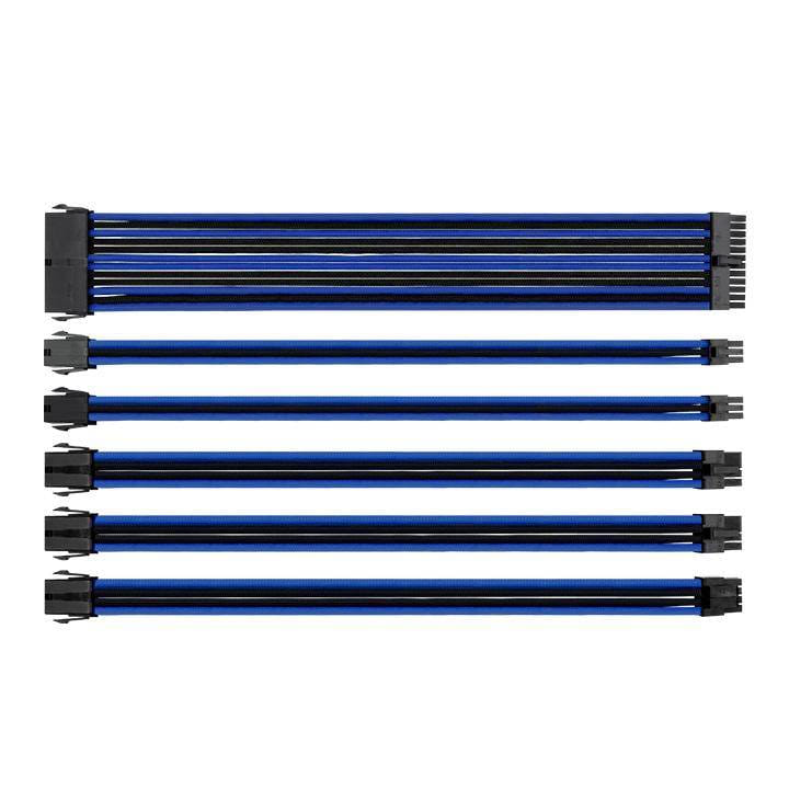 Thermaltake TTMOD Sleeve Modular Cable Set Blue Black1