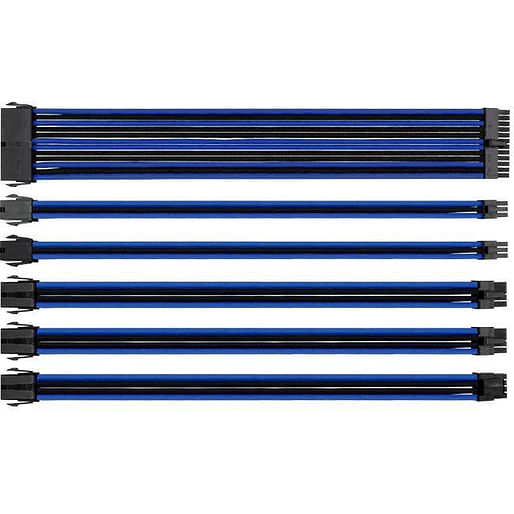 Thermaltake TTMOD Sleeve Modular Cable Set Blue Black1