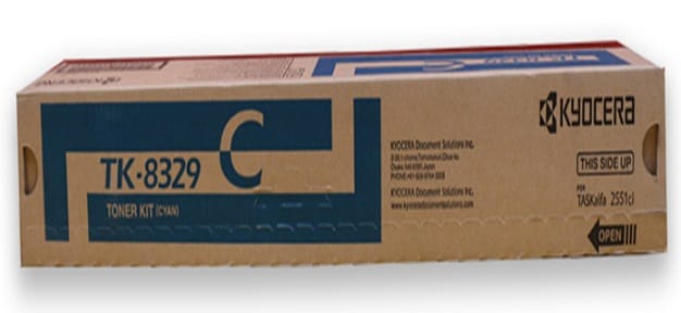 Kyocera TK-8329C Cyan Toner 12,000 Pages Taskalfa 2551CI
