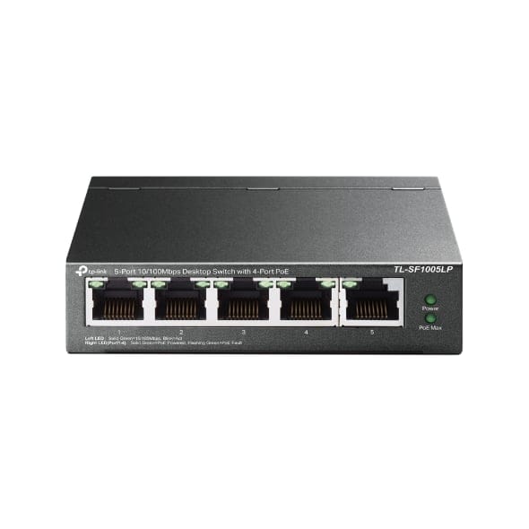TP-Link TL-SF1005LP 5-Port Unmanaged Desktop Switch with 4-Port PoE