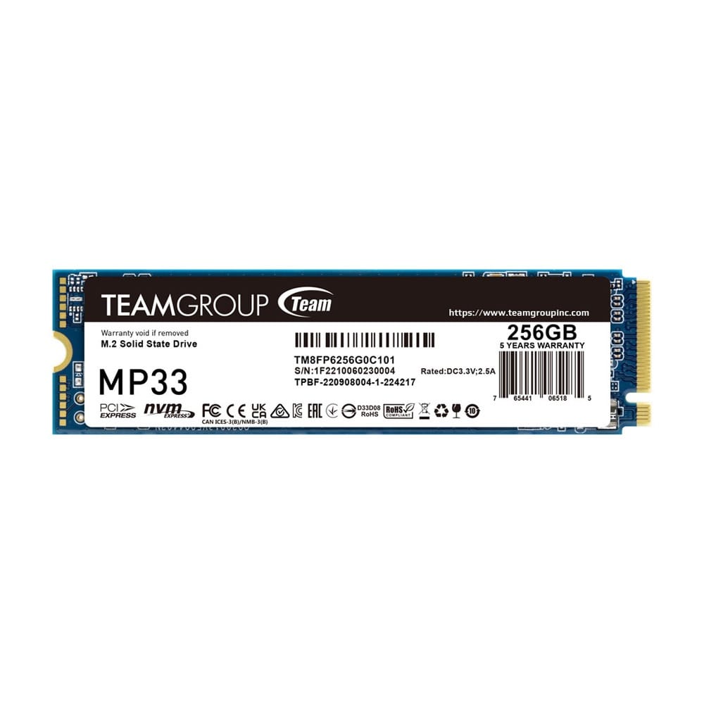Team SSD MP33 256G (NVME)