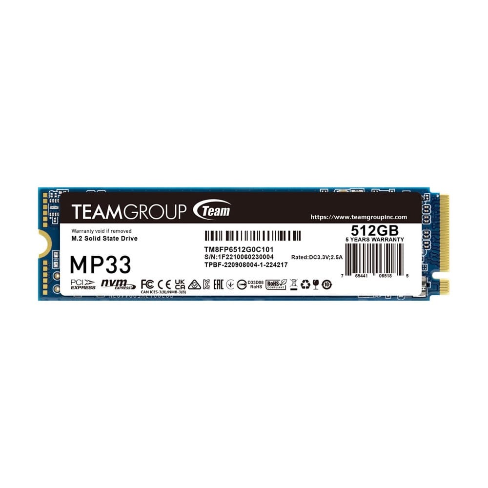 TEAM MP33 512GB NVME SSD