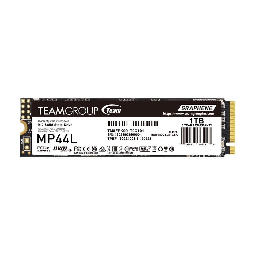MP44L M.2 PCIe 4.0 SSD 1TB
