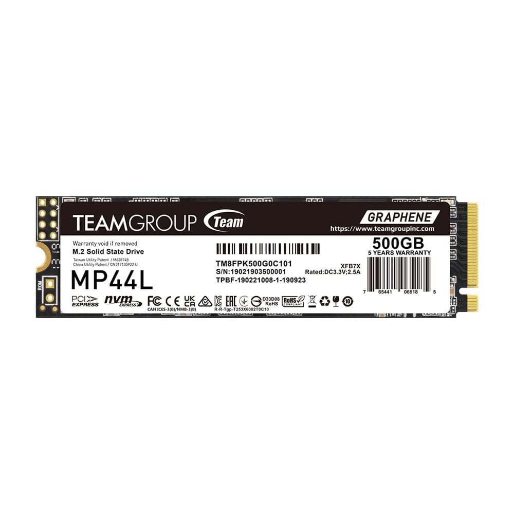 MP44L M.2 PCIe 4.0 SSD 500GB
