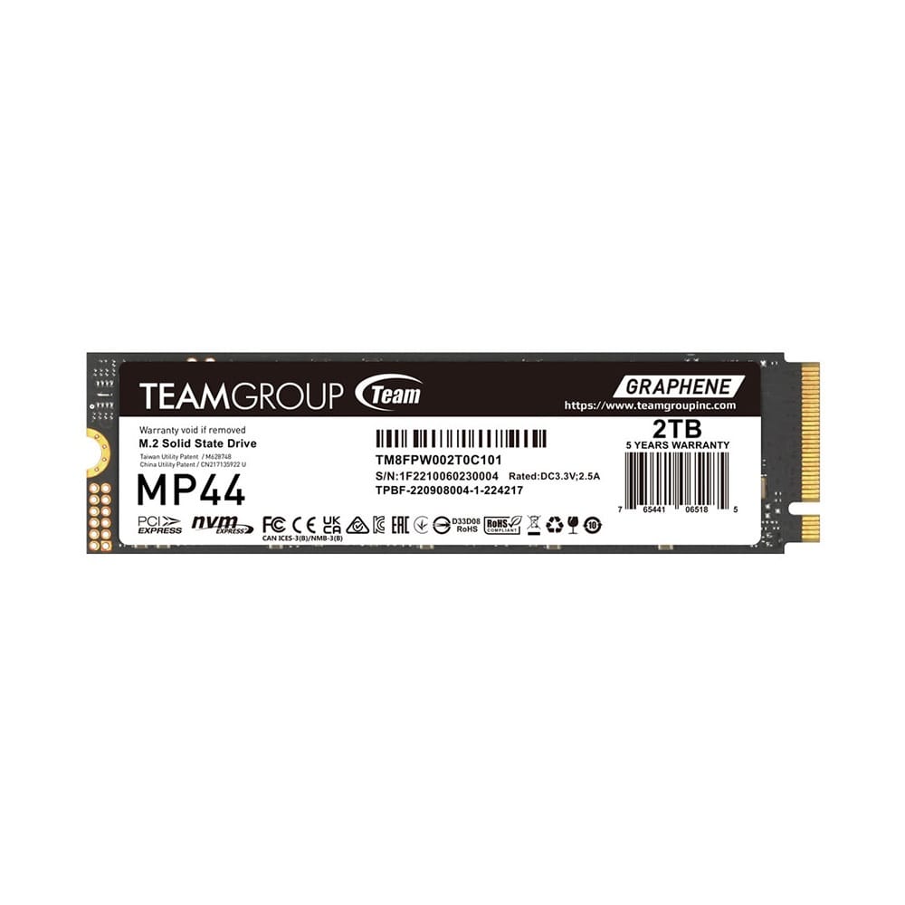 MP44 M.2 PCIe 4.0 SSD 2TB

