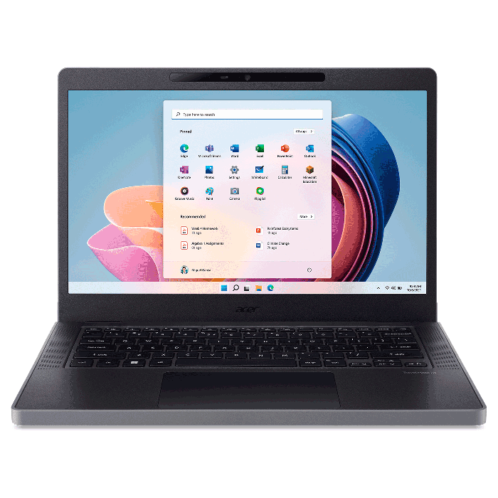 (Manufacturer Refurbished) Acer TravelMate B5, 14" FHD, i3-N305, 8GB RAM, 256GB SSD, Windows 10 Pro