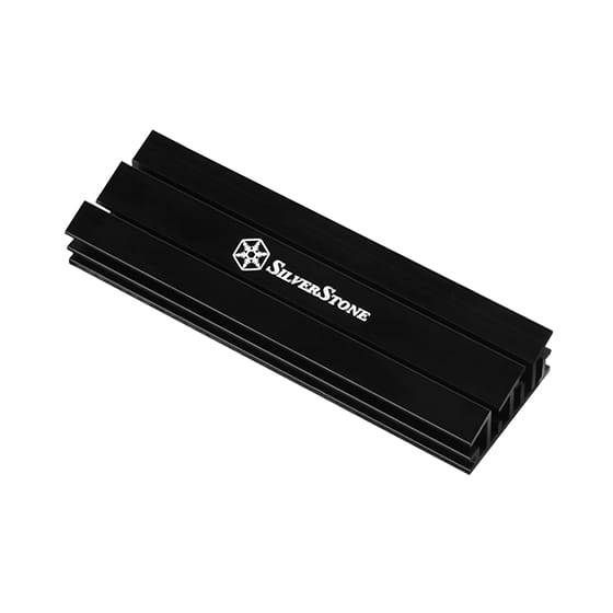 Silverstone TP02-M2 M.2 Aluminium Heatsink for 2280 M.2 NVMe SSD, Black
