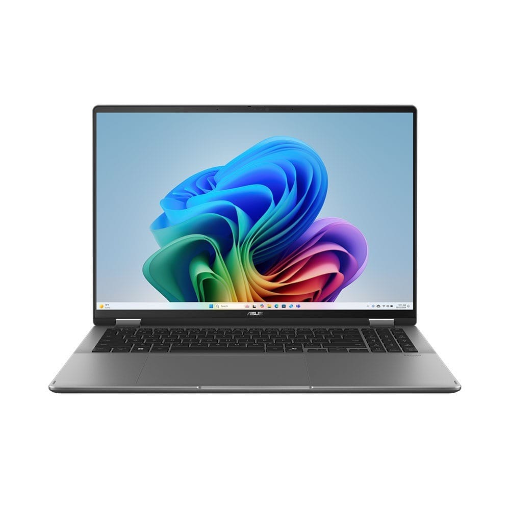 ASUS VB 16 Flip 16" WUXGA Touchscreen Laptop, Ultra 7 258V, 32GB RAM, 1TB SSD, Windows 11 Pro - Matte Gray