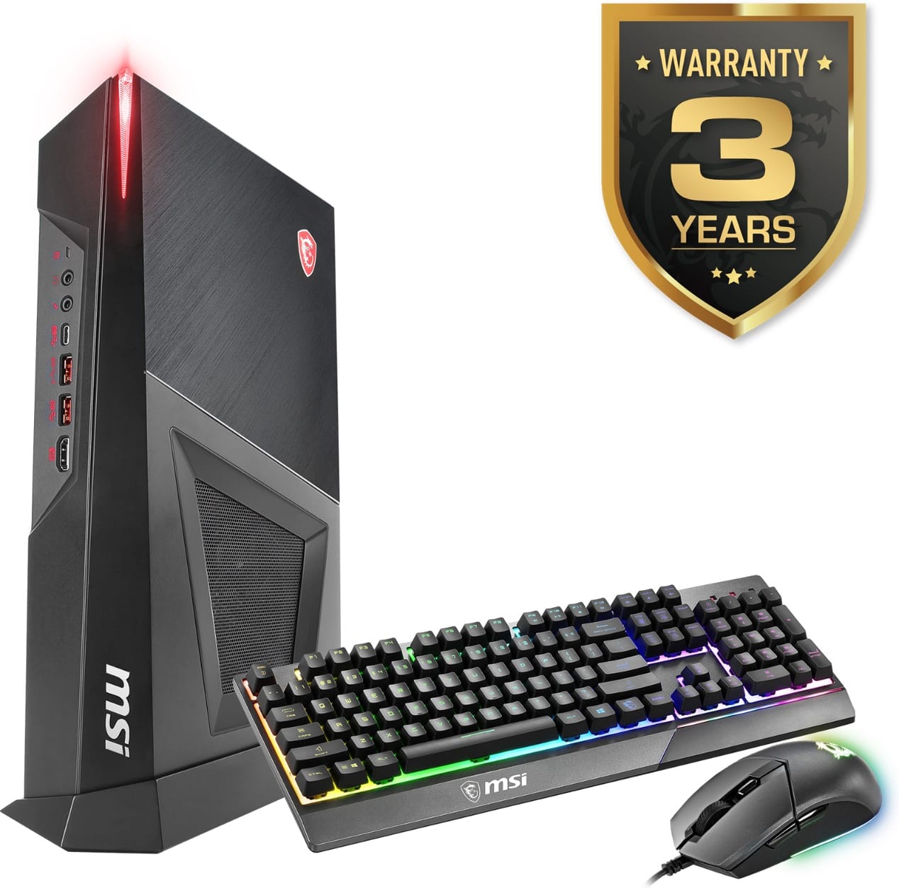 MSI MPG Trident 3 – PC Gamer Compact I5 10e Gen, GTX 1650, SSD 512Go, 8Go RAM