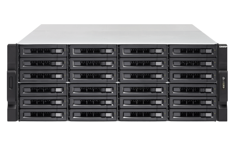 QNAP 24-Bay Xeon E-2136 6-Core 16GB UDIMM 4U Rackmount NAS