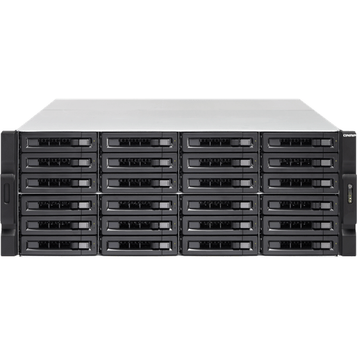 QNAP 24-Bay Xeon E-2136 6-Core 16GB UDIMM 4U Rackmount NAS