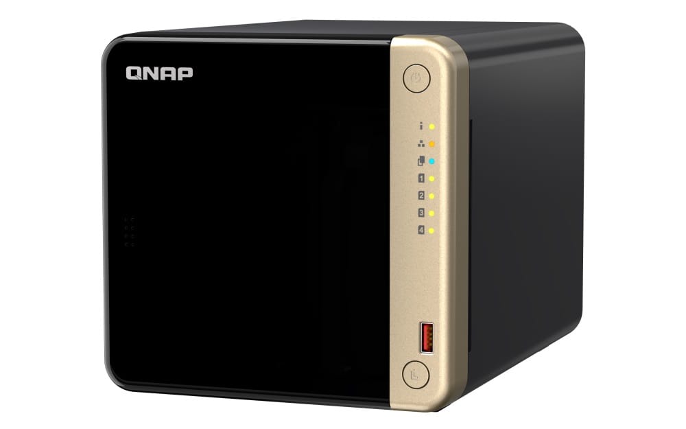 QNAP TS-464-8G 4 Bay Celeron Quad Core 2.5GbE NAS With 8GB RAM