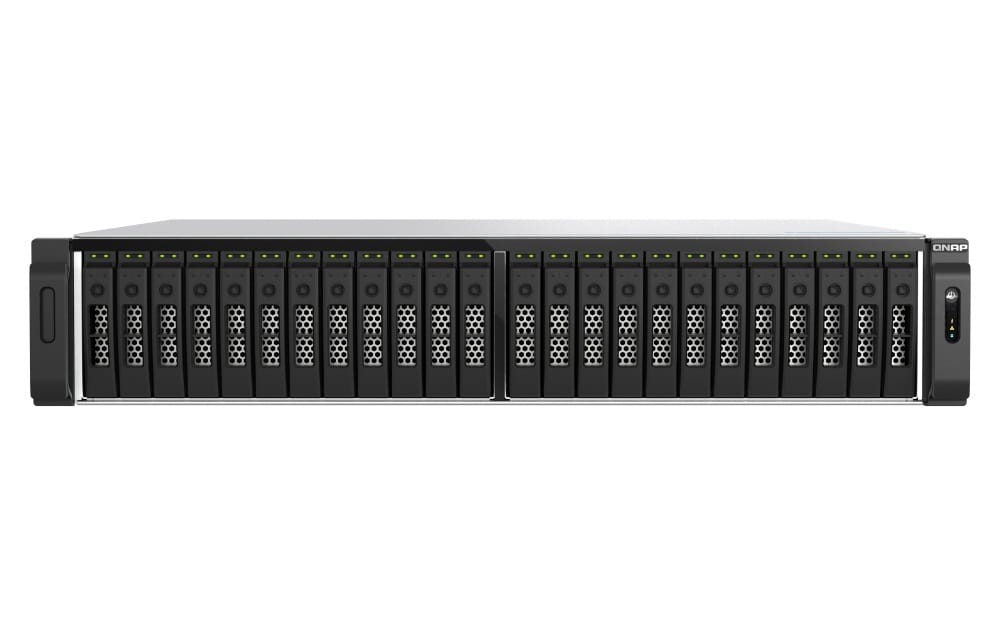 QNAP 2U 30-Bay 2.5" SATA Ryzen 7 7000, 64GB RAM, All Flash NAS