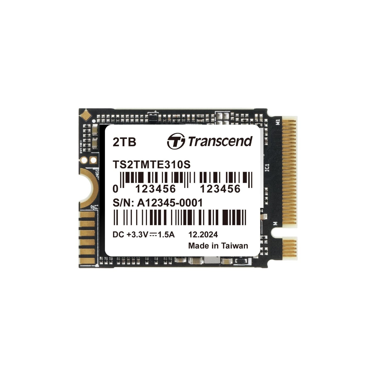 Transcend 2TB M.2 2230 PCIe Gen4x4 NVMe 3D SSD
