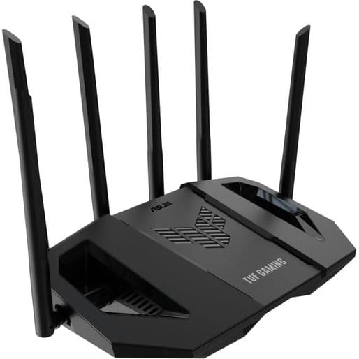 (Ex-Demo) ASUS TUF Gaming BE6500 Dual Band WiFi 7 Extendable Ai Mesh Gaming Router