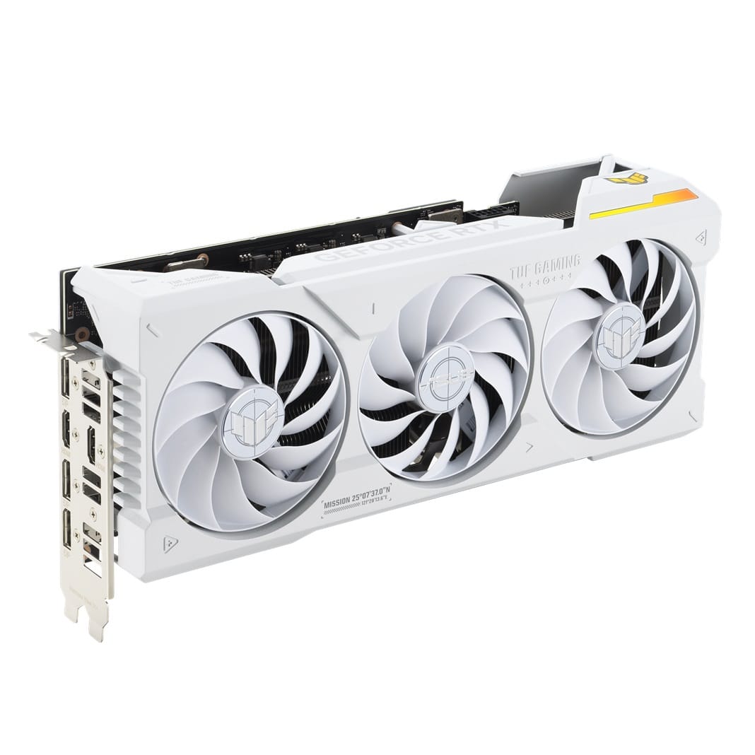 Asus TUF GeForce RTX 4070 Ti Super O16G Graphic Card - White