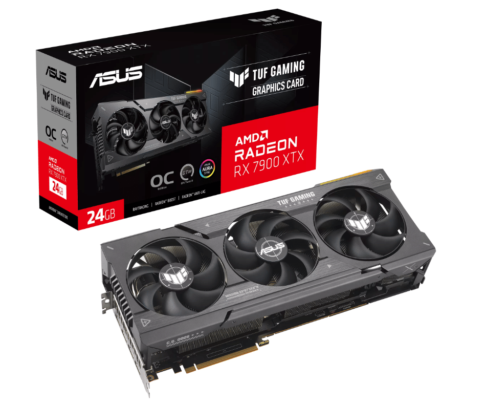 Asus TUF Gaming Radeon RX 7900 XTX OC Edition 24GB Graphics Card