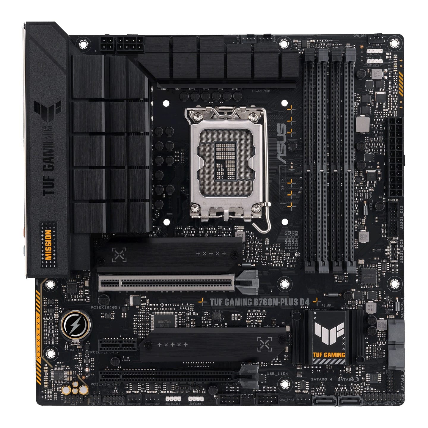 Asus TUF GAMING B760M-PLUS D4 Micro ATX Motherboard