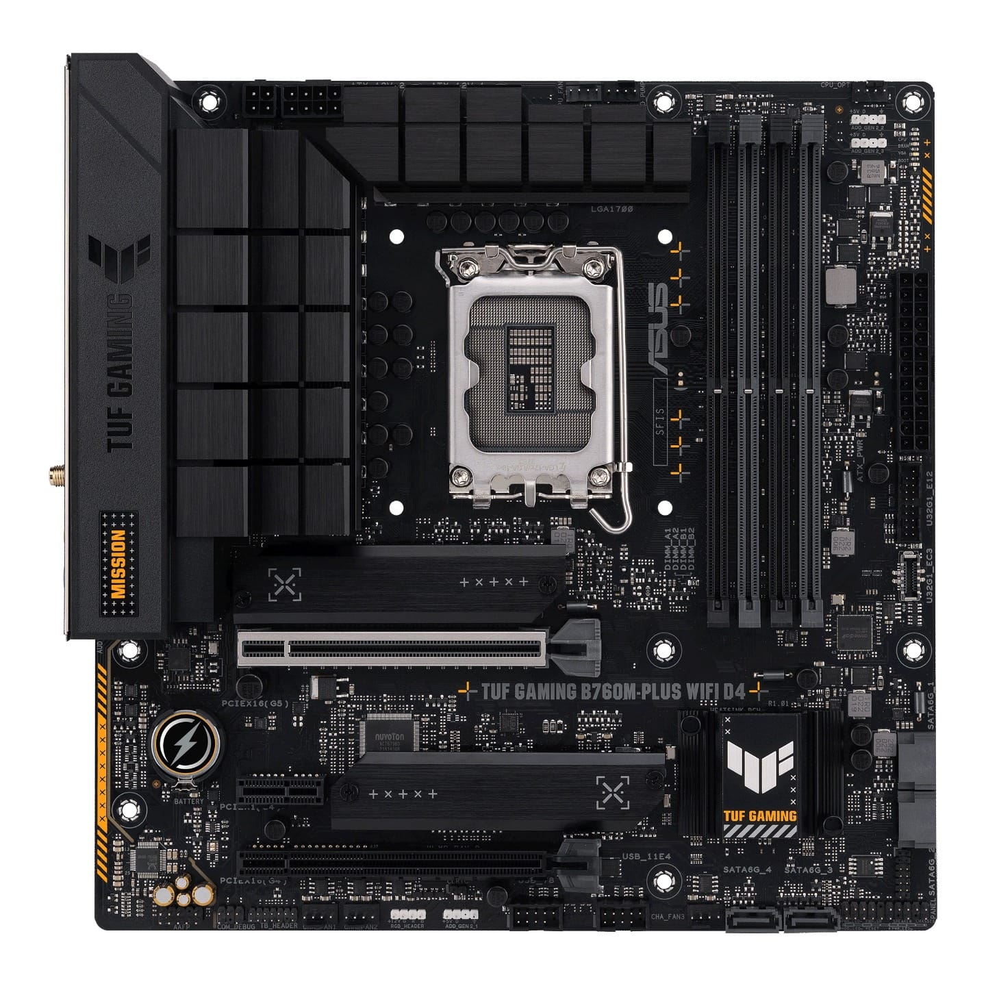 Asus TUF GAMING B760M-PLUS WIFI D4 Micro ATX Motherboard