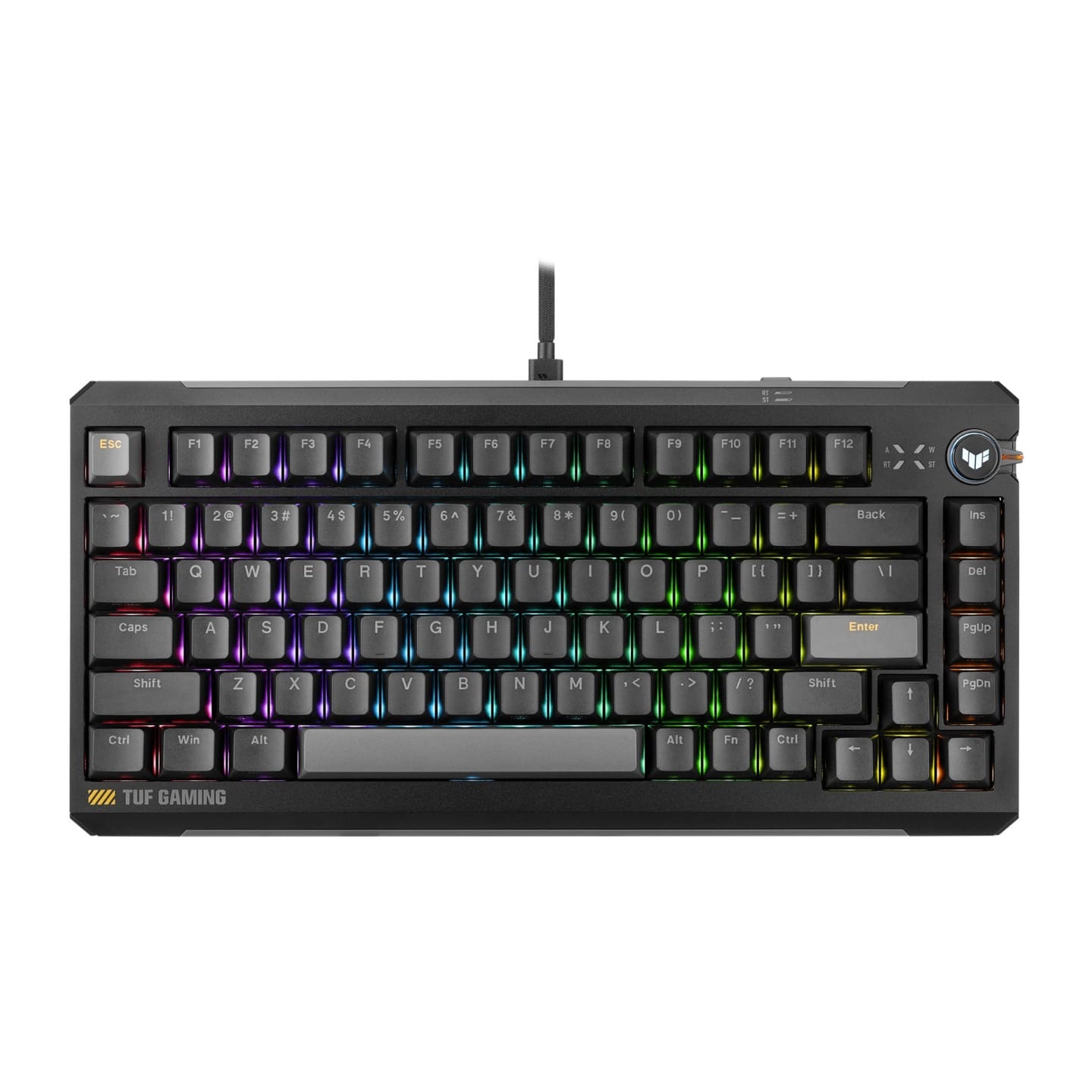 Aus TUF Gaming K4 Magnetic RGB Mechanical Keyboard - Black