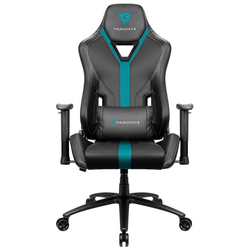 Aerocool ThunderX3 YC3 Breathable Pinhole Surface Gaming Chair - Black/Cyan