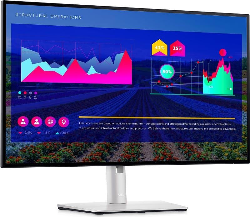 (Ex-Demo) Dell U2722D UltraSharp 27" Quad HD IPS Height Adjustable Monitor