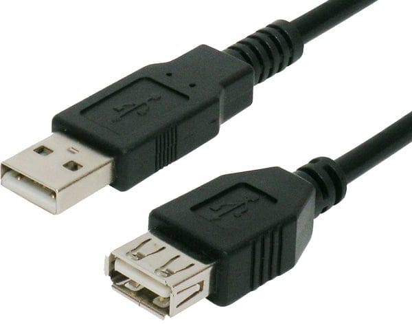 Blupeak 2m USB-A 2.0 Male to Female Cable