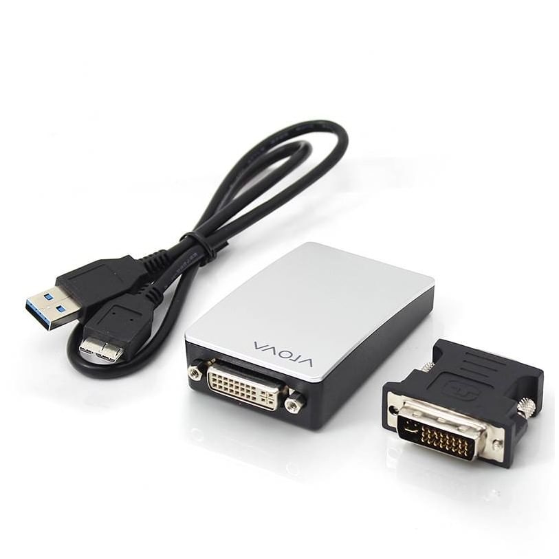 VROVA USB to DVI/VGA External Multi Display Adapter