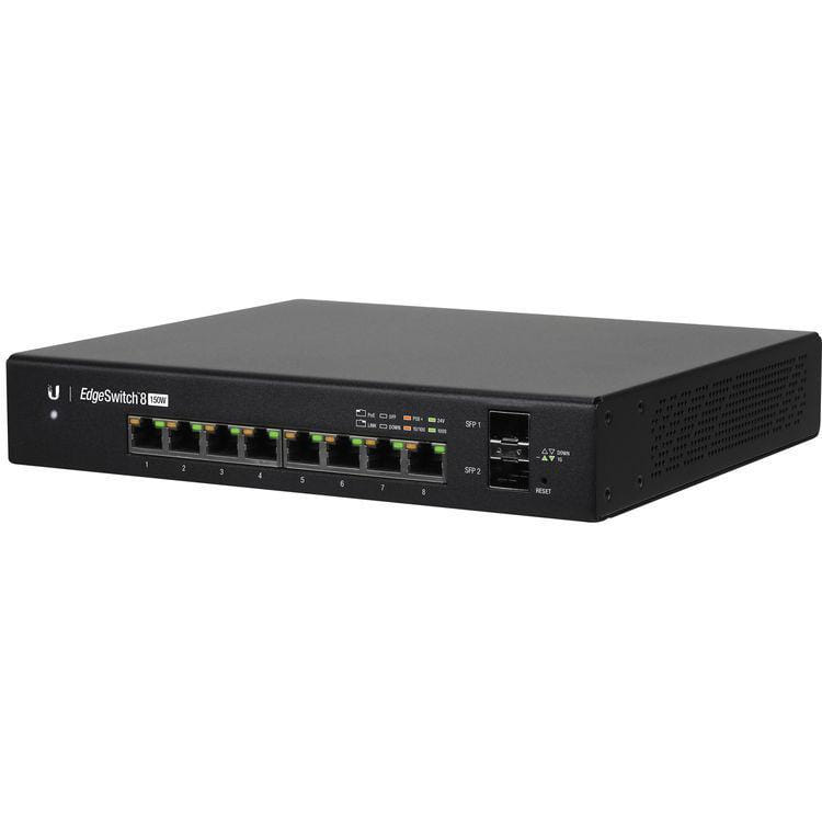 Ubiquiti EdgeSwitch 8 150W, Managed PoE+ Gigabit Switch with SFP