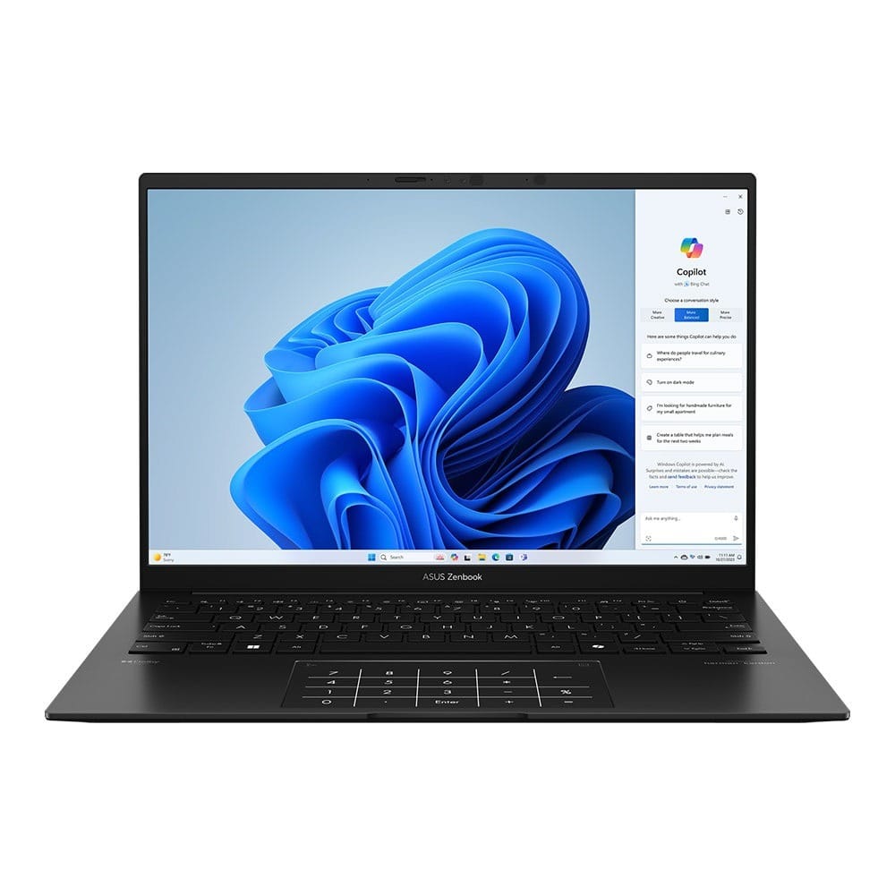 ASUS Zenbook 14 14" 3K OLED Laptop, Ryzen 7-8840HS, 16GB RAM, 1TB SSD, Windows 11 Home