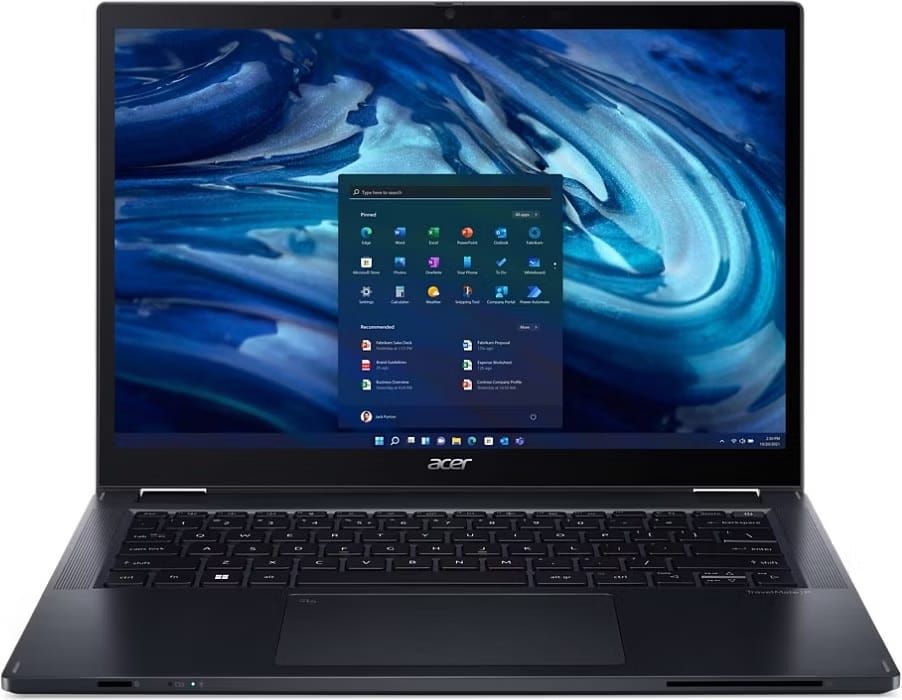 (Ex-Demo) Acer TravelMate Spin P4 14" WUXGA Touchscreen Laptop, i7, 16GB RAM, 512GB SSD, Windows 11 Pro