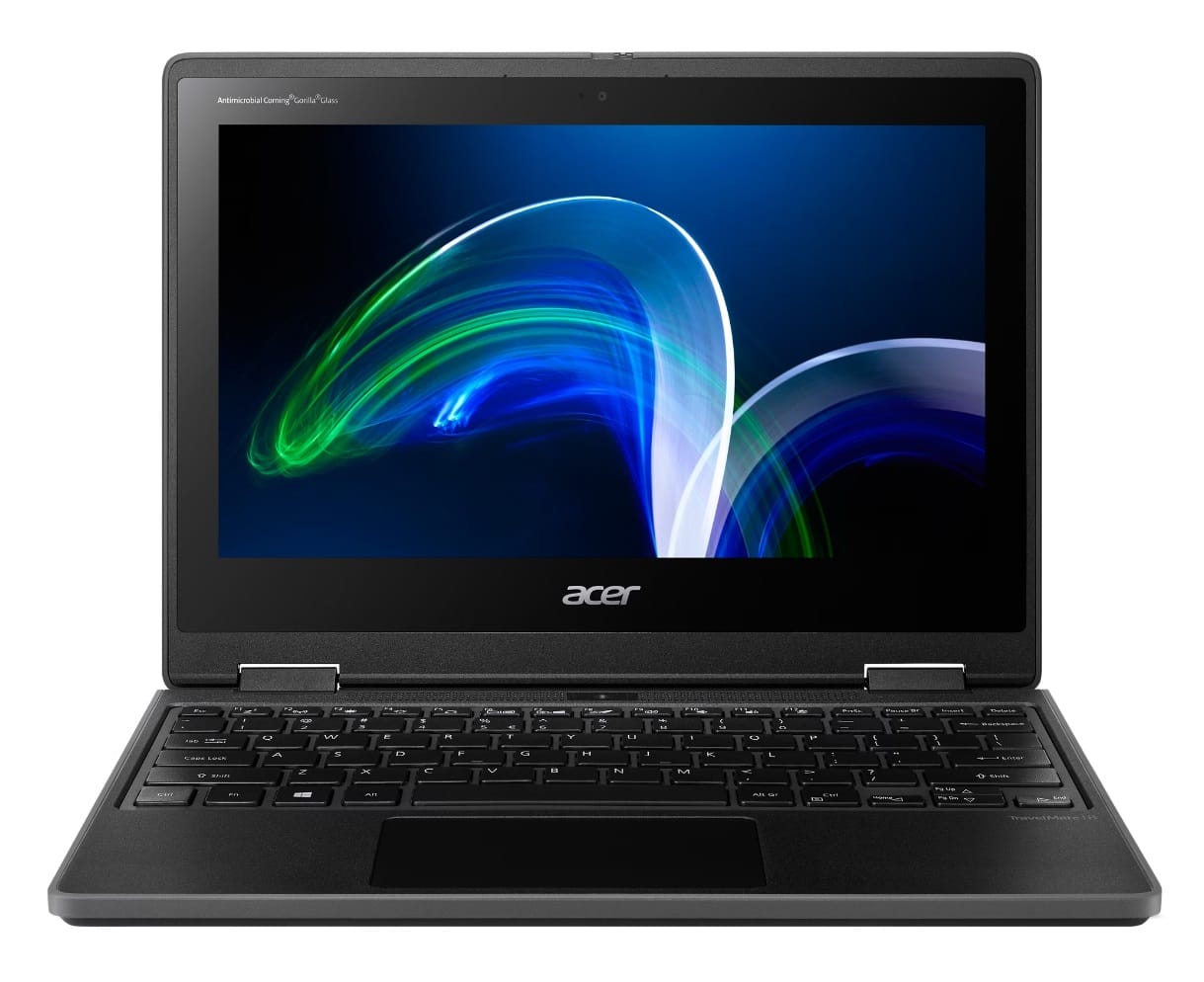 (Refurbished) Acer TravelMate Spin B3 2-in-1 11.6" FHD Touchscreen Laptop, Pentium N6000, 8GB RAM, 256GB SSD, Windows 11 Pro