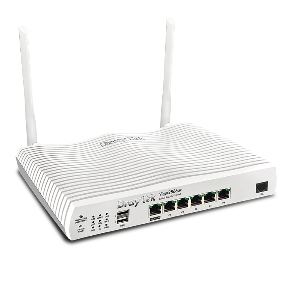Draytek Vigor DV2866ax Multi-WAN Router w/ VDSL2