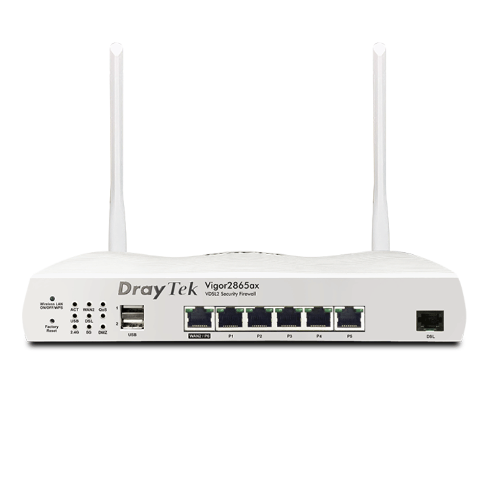 Draytek Vigor DV2865ax Multi-WAN VPN Firerwall Router