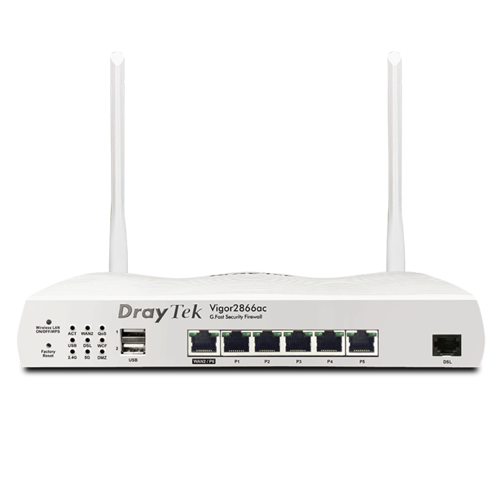 Draytek Vigor DV2866AC Multi-WAN Router with VDSL2