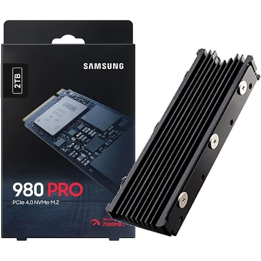 Samsung 980 PRO m/ Heatsink M.2 NVMe SSD 2TB