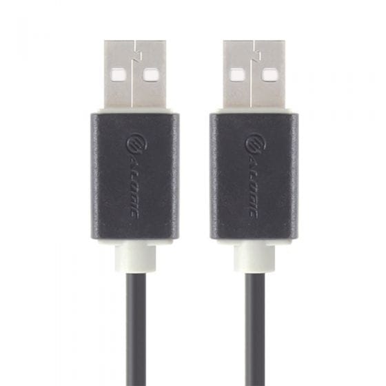 Alogic 1m USB 2.0 Type A to Type A Cable - Male to Male Black