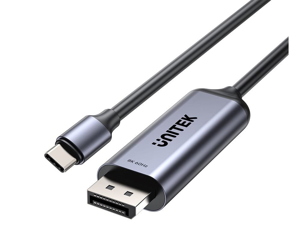 Unitek USB-C to DisplayPort 8K@60Hz BiDirectional 1.8m Cable