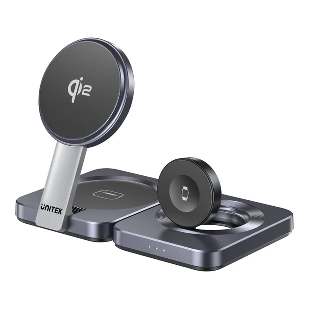 Unitek Qi2 Foldable 3-1 Wireless Charging Station