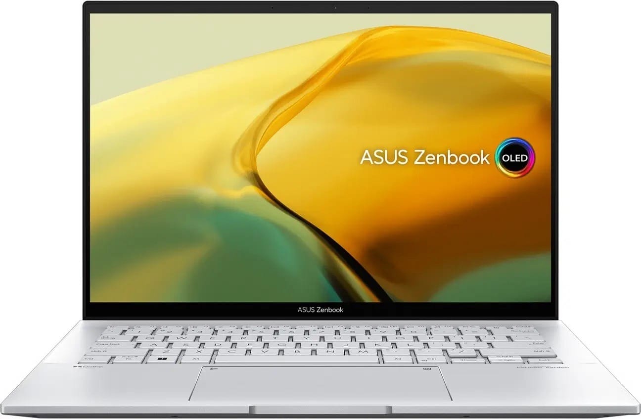 (Ex-Demo) Asus Zenbook 14" 2.8K OLED Touchscreen Laptop, i9-13900H, 16GB RAM, 1TB SSD, Windows 11 Pro - Silver include Pen Sleeve 