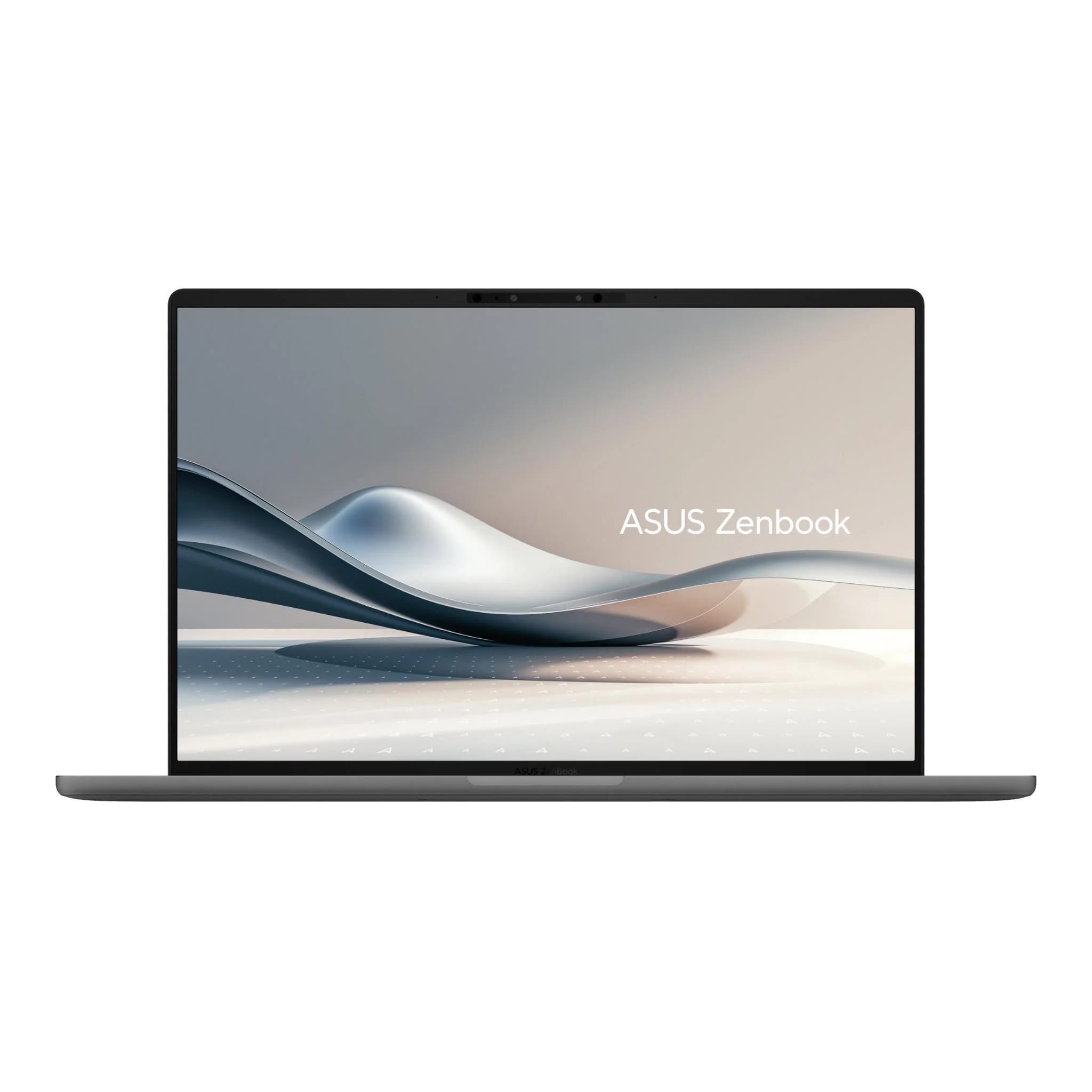 (Damaged Box) Asus Zenbook A14 UX3407QA 14" QUXGA 0.2ms Laptop, Snapdragon X Plus X1P 42 100, 16GB RAM, 512GB SSD, Windows 11 Home - Iceland Gray