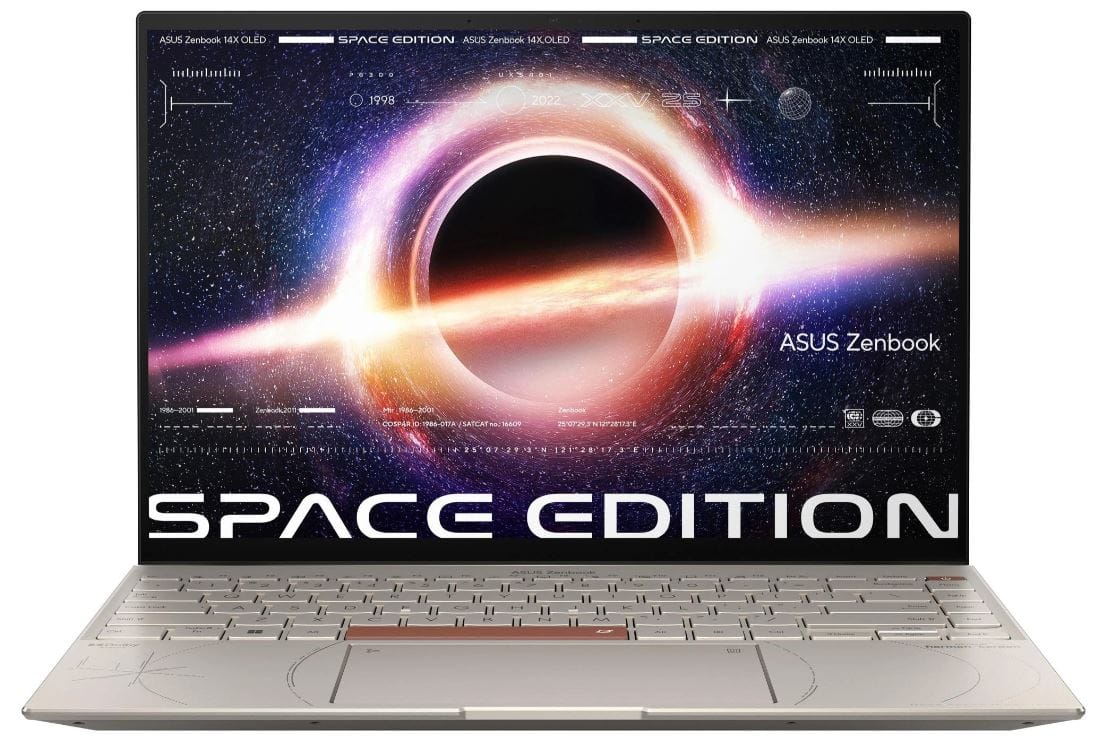 Asus ZenBook 14X 14" OLED Laptop, i7-12700H, 16GB RAM, 512GB SSD, Windows 11 Pro - Titanium