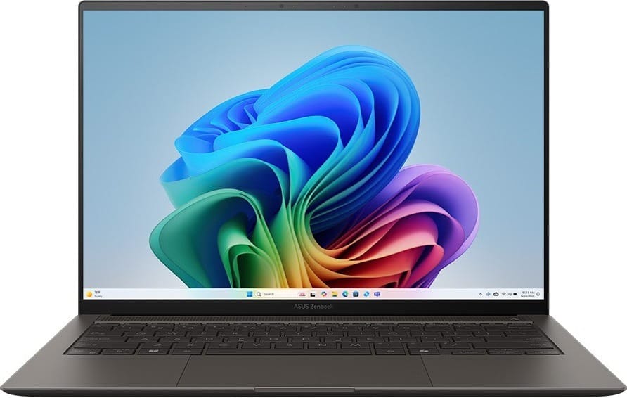 ASUS Zenbook S14 UX5406 14" 3K OLED Copilot+ Ceraluminum PC Laptop, Intel PANTHER LAKE Ultra 9 386H, 32GB RAM, 8TB SSD, Windows 11 - Antrim Gray